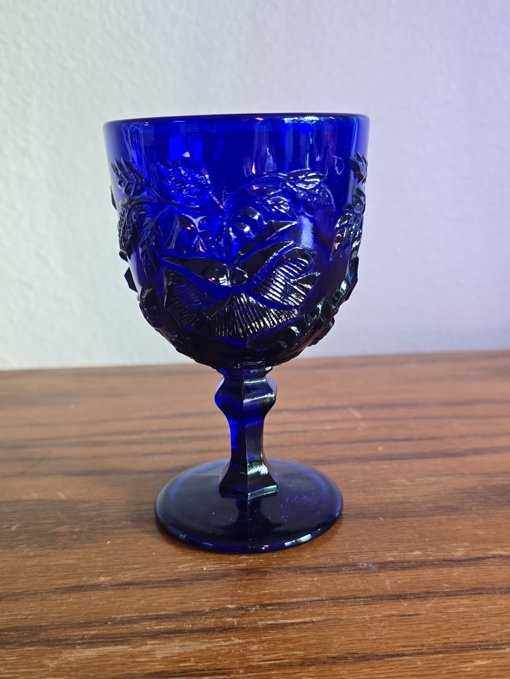 Vintage L.G. Wright Madonna Inn Wild Rose Goblet Tote 14